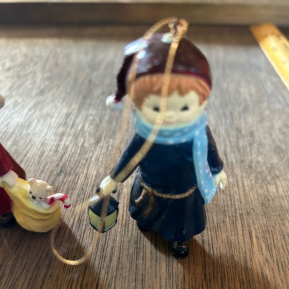 Vintage Boy & Girl Ornaments by Wangs International - Picture 3 of 6